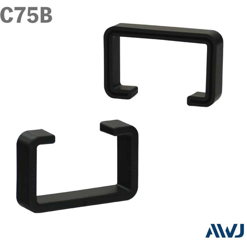 EB30224-C75B EL リップ溝型鋼キャップ AWJ ホワイト色 1セット