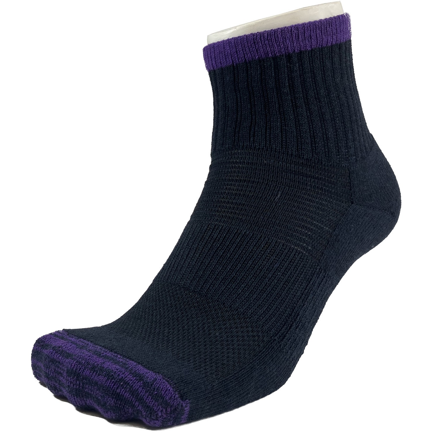 CA-255 IMPACT LOCK 吸汗速乾+底パイルメッシュ 先丸クルー 3足組