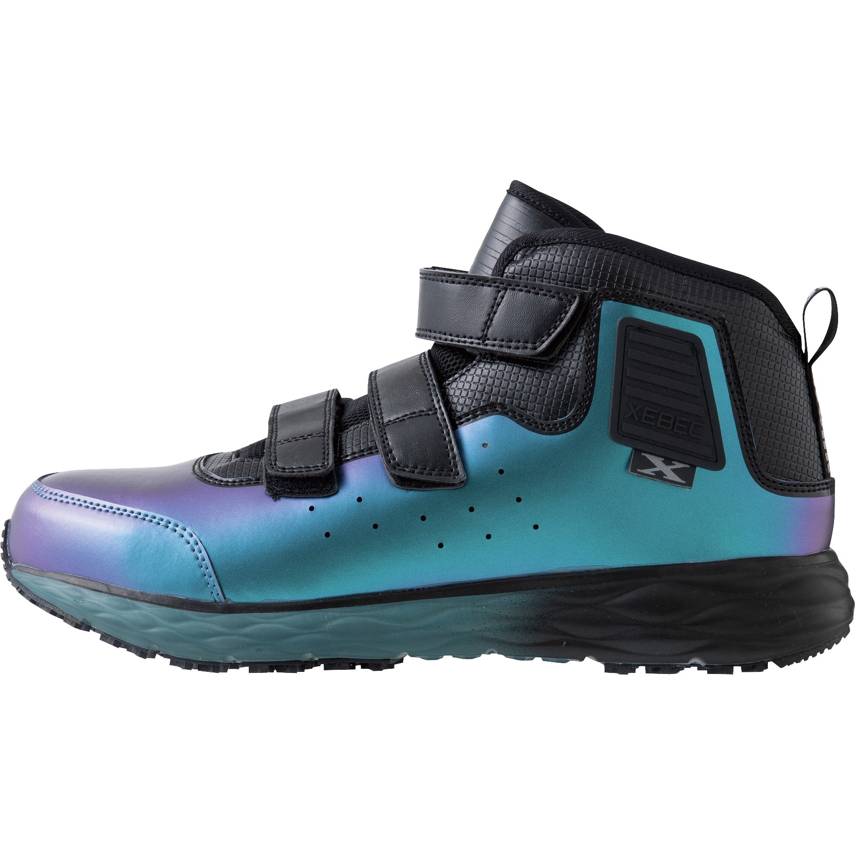 new balance 安全靴 黒 ベルクロストラップ 23.5cm NB 安全靴