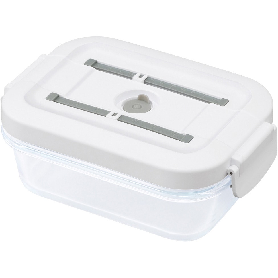 確認用　ガラス容器 Amazon｜Glasslock 強化ガラス食品保存容器 蓋付き 家庭用必需品