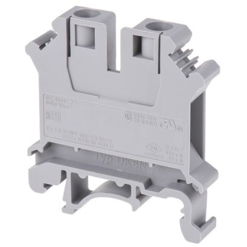 3004524 Phoenix Contact 標準DINレール端子 フエニックス・コンタクト UK  6 Nシリーズ 41A 埋め込みネジ 800V  1袋(10個)