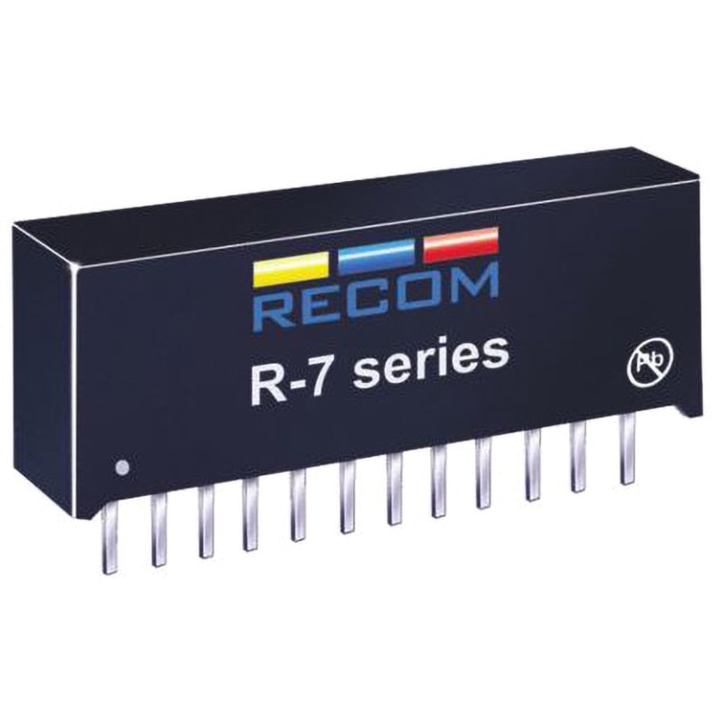 R-745.0P Recom スイッチングレギュレータ RECOM R-7xxxP_Dシリーズ DC5V 1.4W 4000mA 幅9.1mm奥行15mm 1セット(15個)