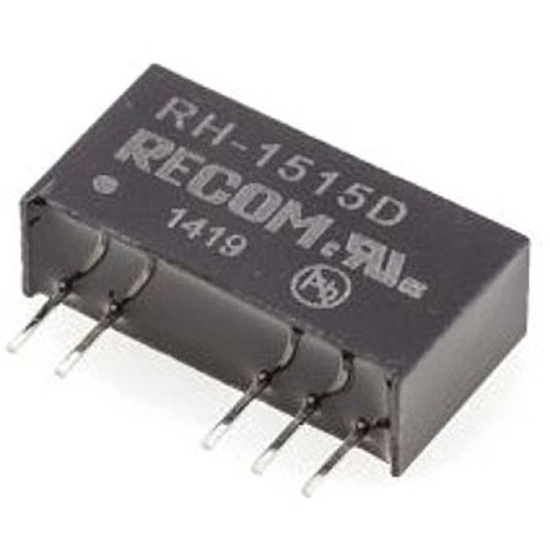 RH-1515D Recom 絶縁DC-DCコンバータ RECOM RHシリーズ 出力電圧(V):±15(DC) 1W ±33mA 幅6mm奥行10.2mm 1セット(25個)