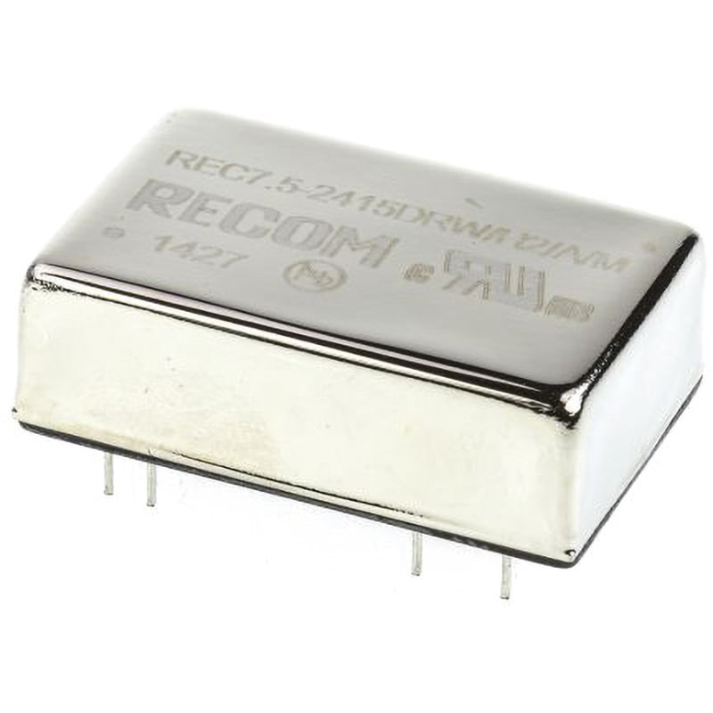 REC7.5-2415DRW/H2/A/M Recom 絶縁DC-DCコンバータ RECOM REC7.5シリーズ 出力電圧(V):±15(DC) ±250mA 幅20.3mm奥行10.5mm 1個