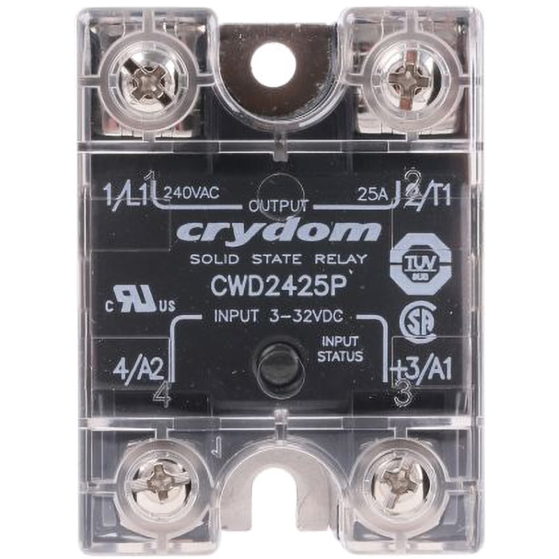 CWD2425P Relay Zero V turn-on Sensata / Crydom パネルマウント 最大負荷電流25rmsA   CWD2425P