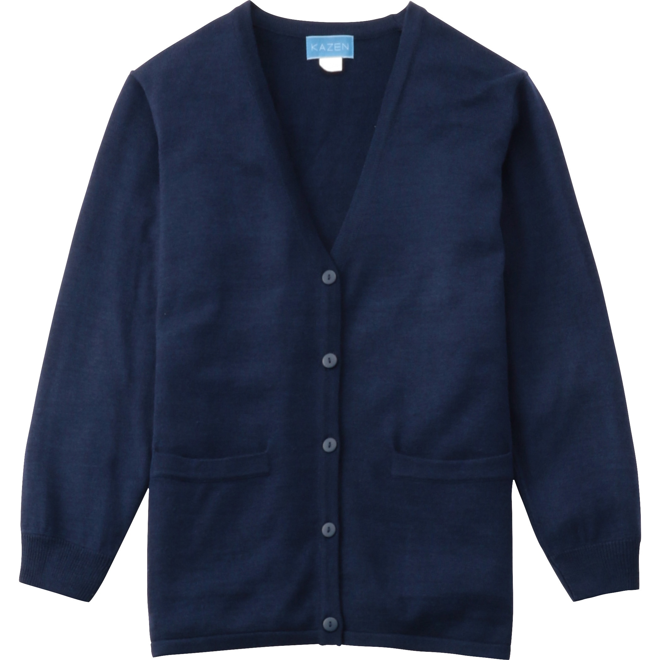 220-91-LL レディスカーディガン丈長 220-91 KAZEN LL