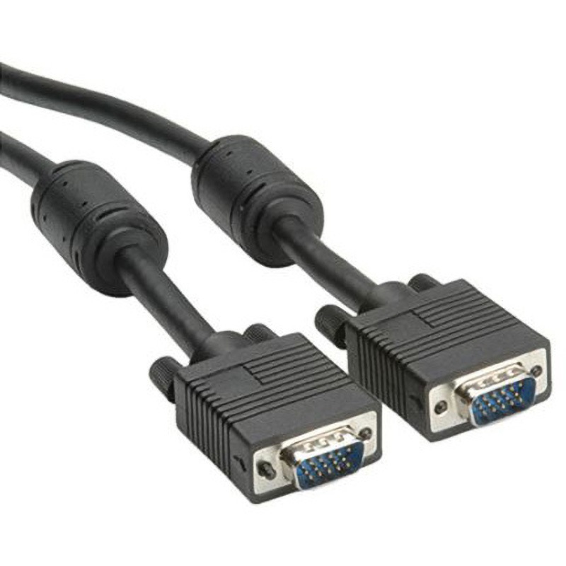 11.04.5653-20 ROLINE HQ VGA w. Ferrite+DDC HD15 M/M 1個 ROLINE