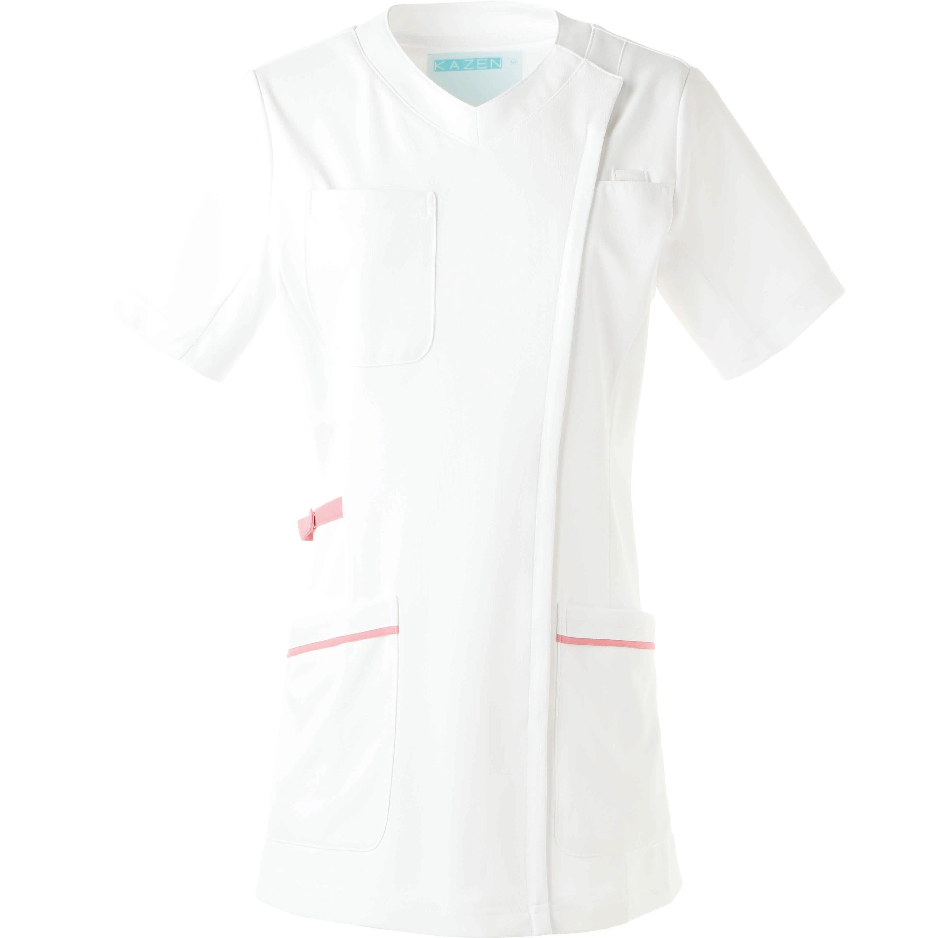 981-13-LL レディススクラブジャケット半袖 981-13 KAZEN LL