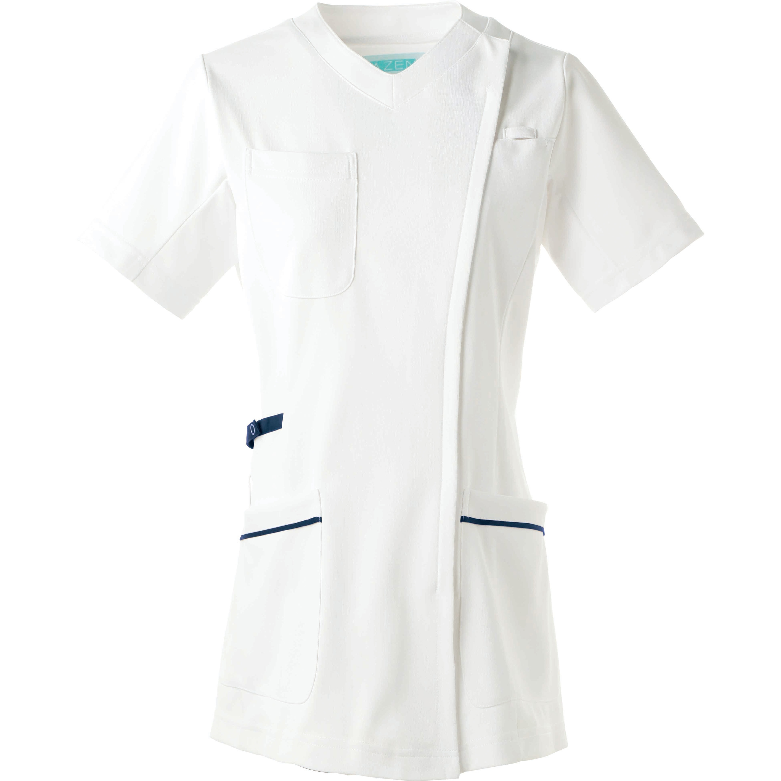 981-18-M レディススクラブジャケット半袖 981-18 KAZEN M