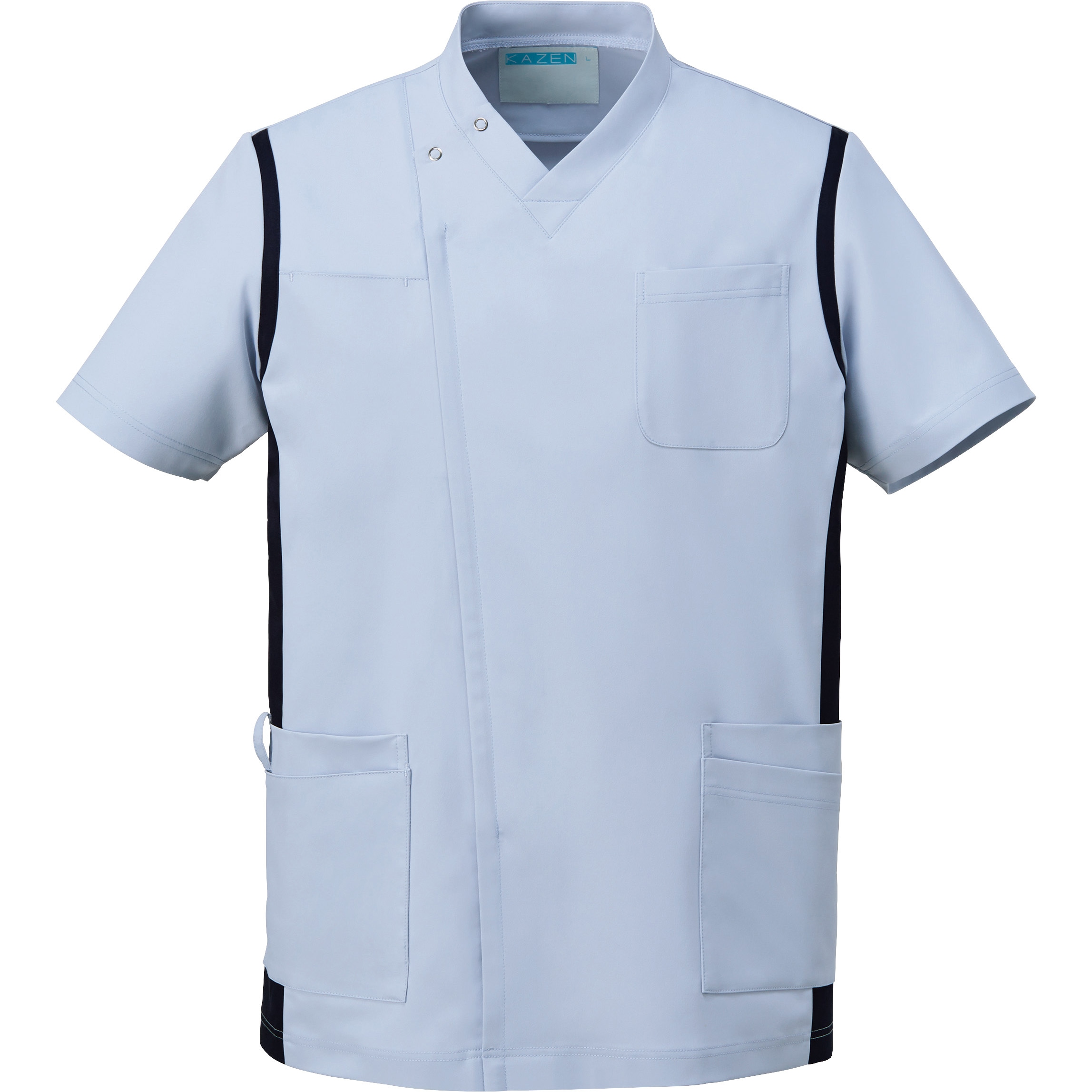 974-41-5L メンズスクラブ(前開き) 974-41 KAZEN 5L