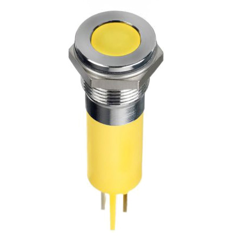 124-6407 RS PRO LED表示灯 RS PRO 発光色:黄 DC12V 定格電流20mA 124