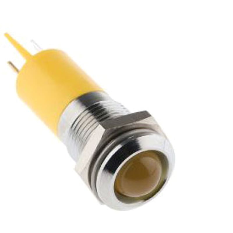 207-882 RS PRO LED表示灯 RS PRO DC24V 発光色:黄 取付穴14mm 207-882