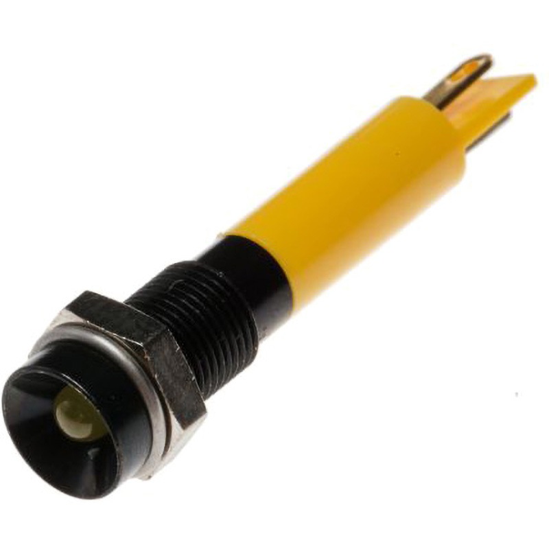206-306 RS PRO LED表示灯 RS PRO DC12V 発光色:黄 長さ34.4mm 206-306