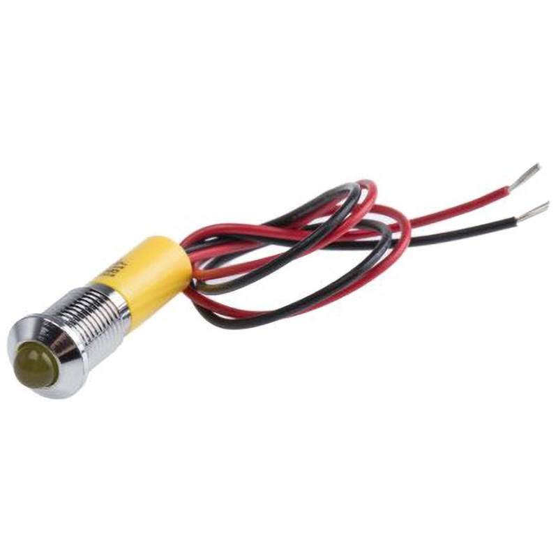 723-9450 RS PRO LED表示灯 RS PRO DC12V 発光色:黄 取付穴8mm 723