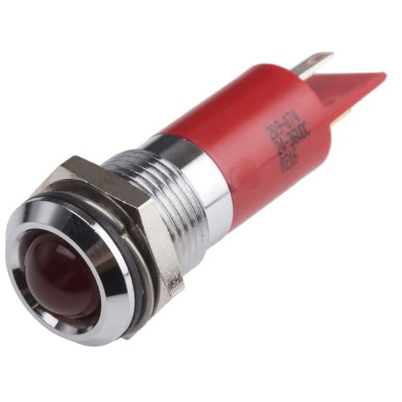 209-074 RS PRO LED表示灯 RS PRO 発光色:赤 定格電圧(V):24→36dc