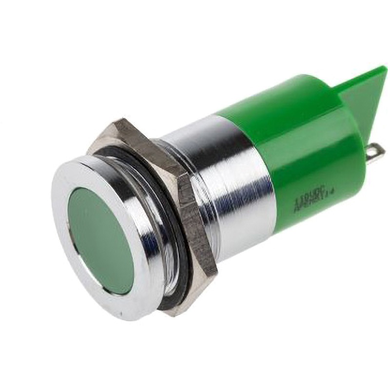 833-2908 RS PRO LED表示灯 RS PRO DC110V 発光色:緑 取付穴22mm 833
