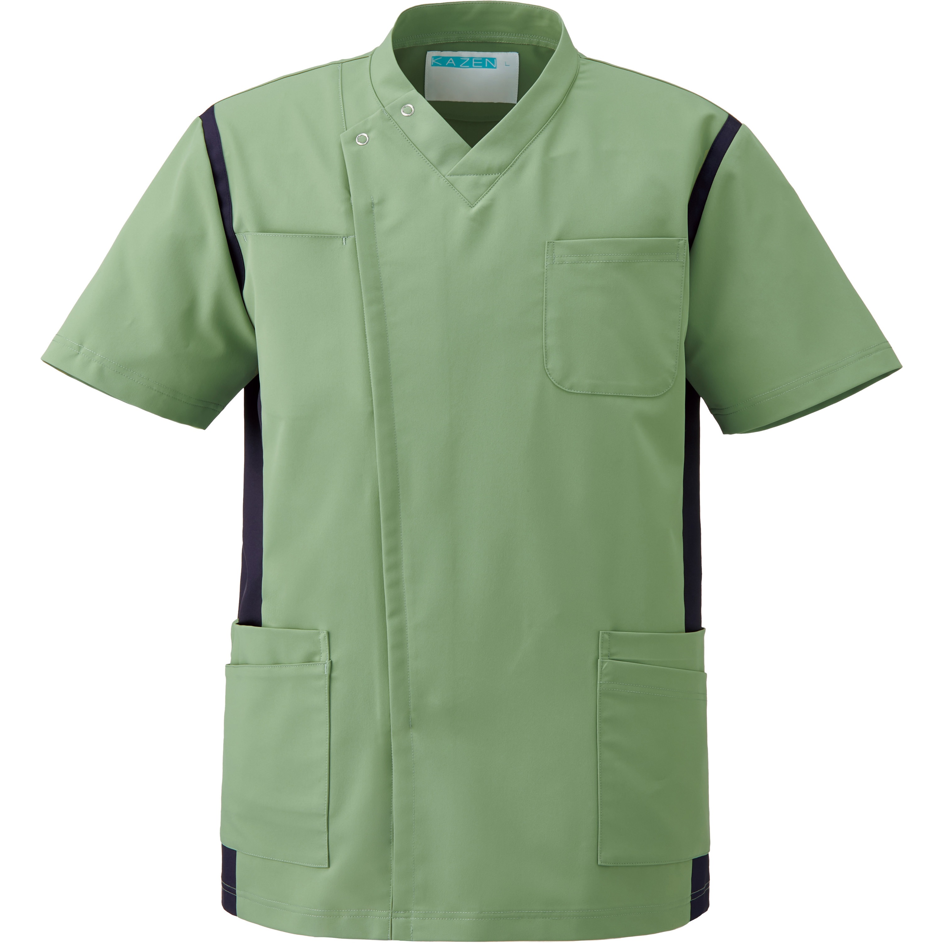 974-52-L メンズスクラブ(前開き) 974-52 KAZEN L - 【通販