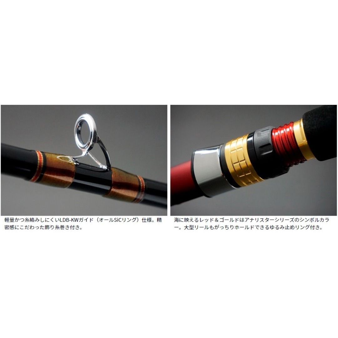 S-195 アナリスター 赤ムツ DAIWA(ダイワ) 継数2本 全長1.95m