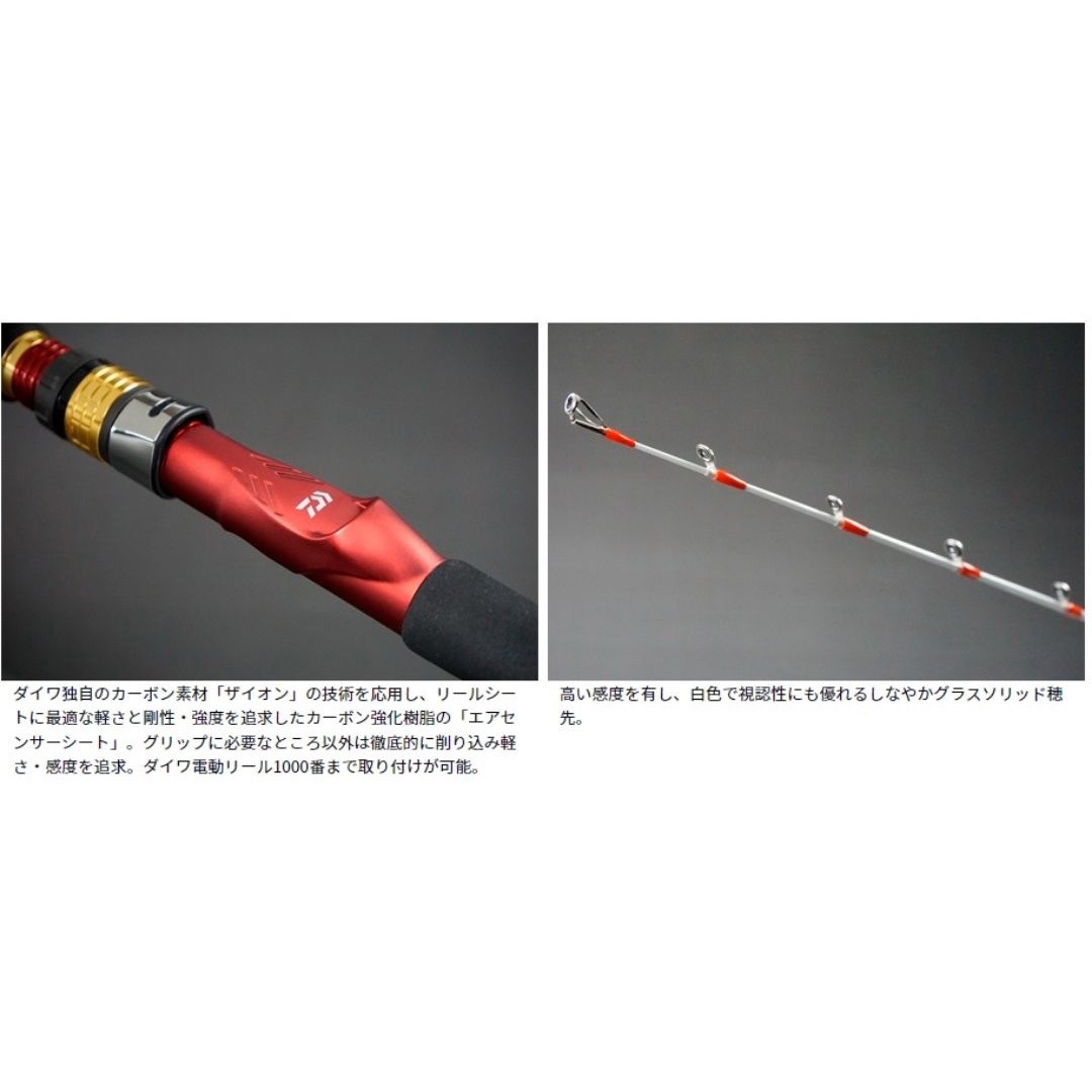 アナリスター 赤ムツ205 2.05m船竿　ダイワ 205 アナリスター 赤ムツ DAIWA(ダイワ) 継数2本 全長2.05m仕舞107cm