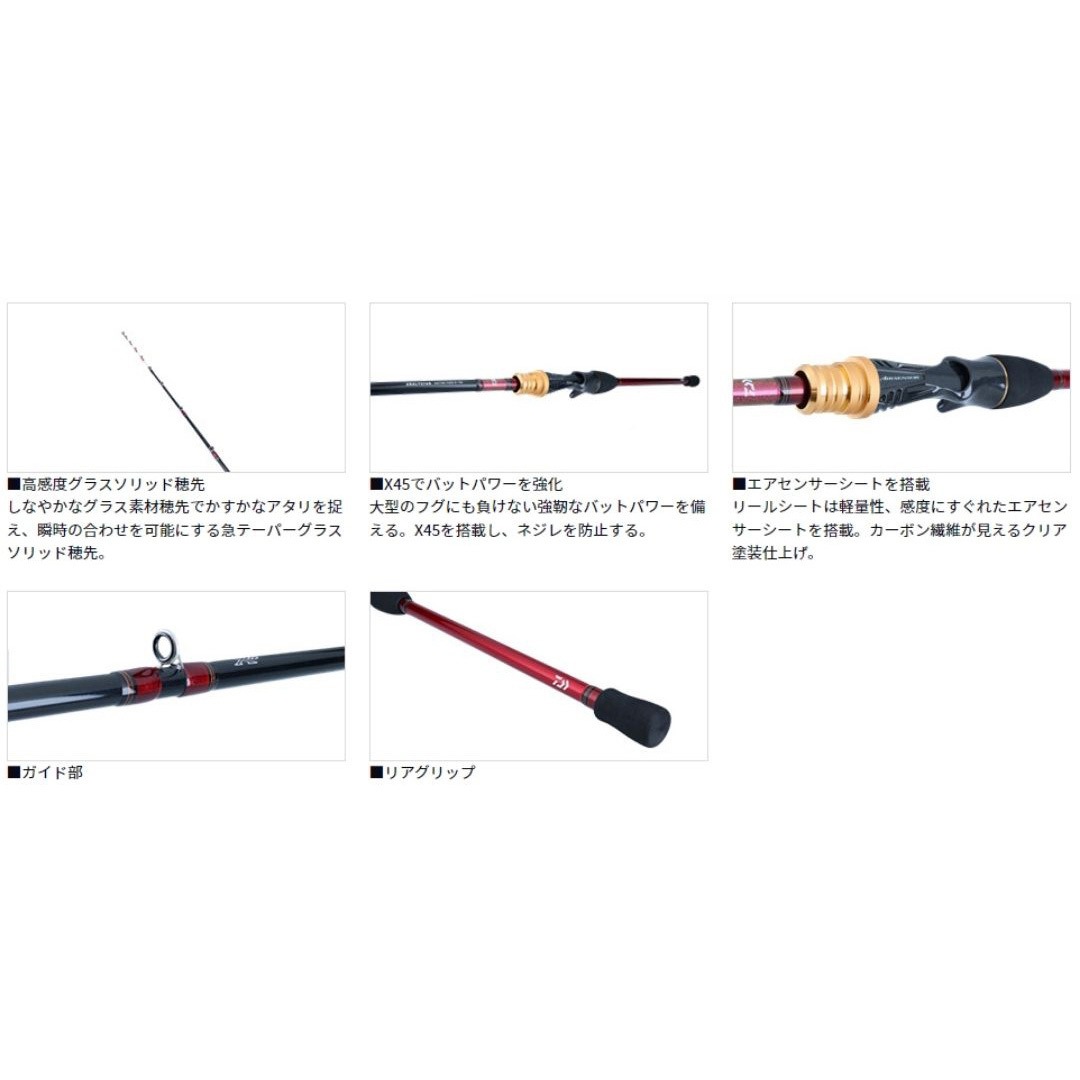 H-150 アナリスター カットウフグ DAIWA(ダイワ) 継数2本 全長