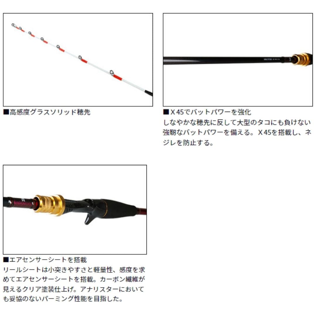 S-185 アナリスター エギタコ DAIWA(ダイワ) 継数2本 全長1.85m