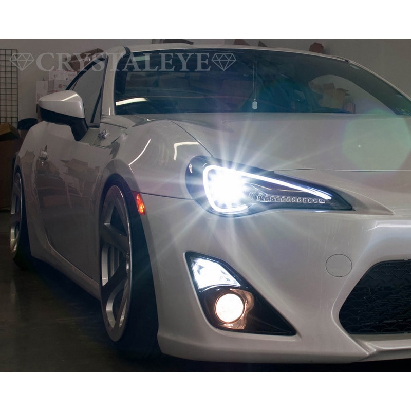 J310BK 86/BRZ ハチロク クリスタルアイLEDライトバー フルLEDヘッド