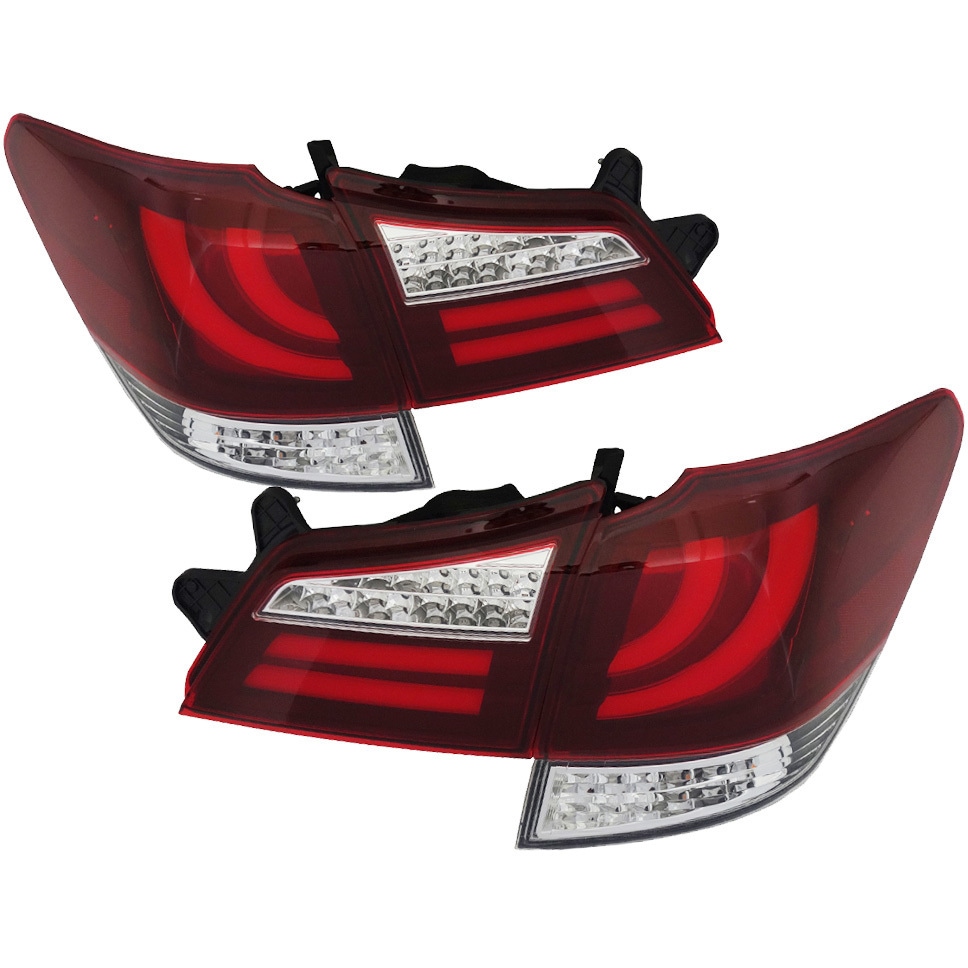 L195RC BR レガシィ ツーリングワゴン ファイバーフルLEDテールランプ