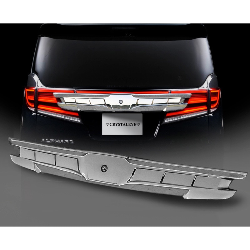 ちゃたぼん30系後期アルファード加工リアガーニッシュ 楽天市場