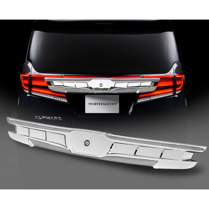 30アルファード 後期　Revier LED リアガーニッシュ アルファード 30系 後期 LED リアガーニッシュ スモークレンズ *Revier