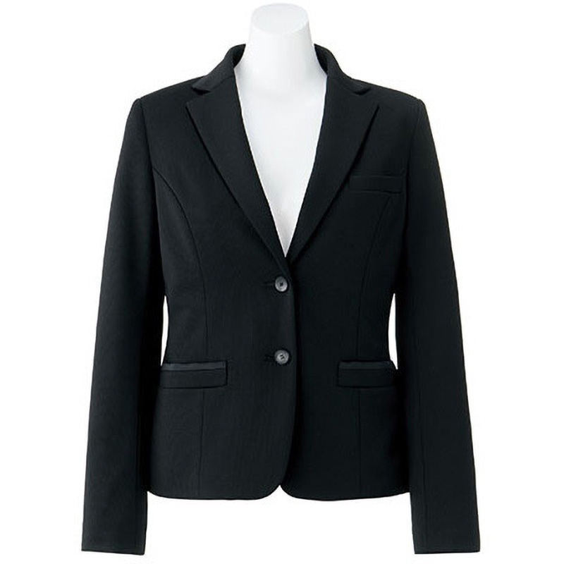 AJ0254 アマティール ジャケット AJ0254 ボンマックス ハウンドトゥースニット 女性用 ブラック色 17号サイズ