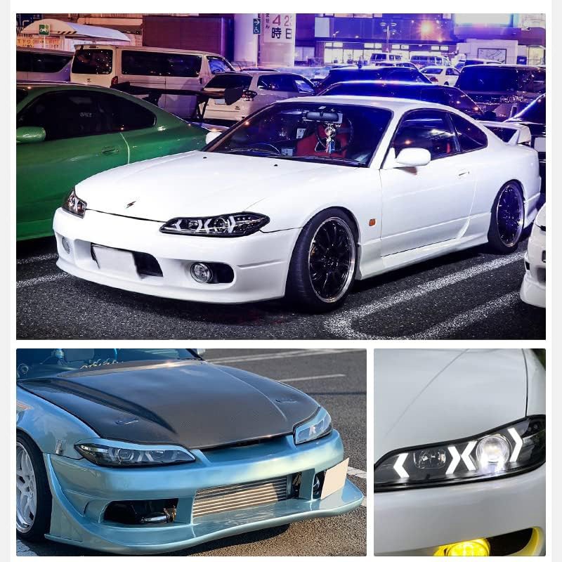 S289CR S15 シルビアLEDライトバーヘッドライトV4 シーケンシャル