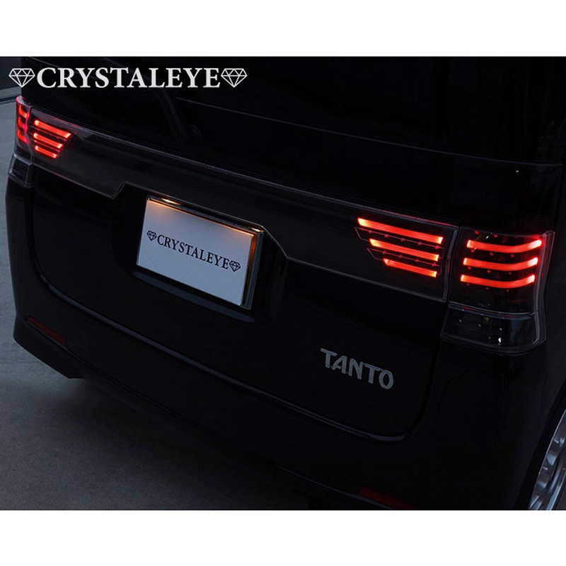 J124BK L375S/385S タントカスタム ファイバーLEDセンターガーニッシュ