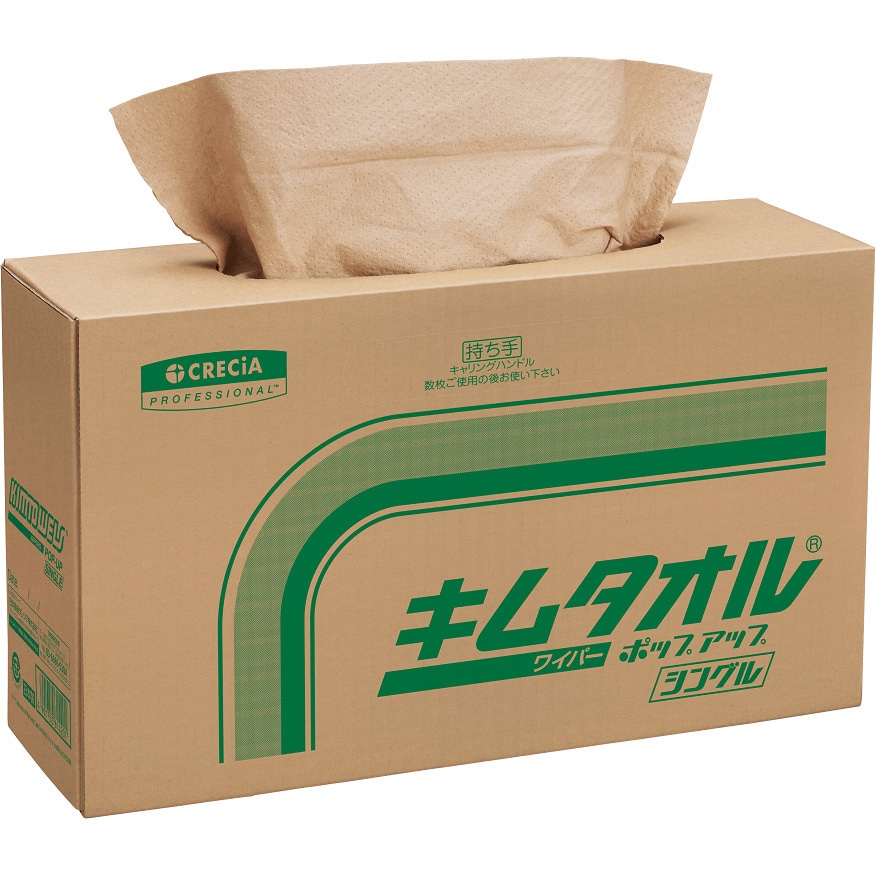 61421 キムタオル ポップアップ 1ケース(150枚×4箱) 日本製紙クレシア
