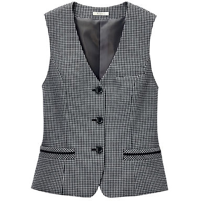 AV1260 アマティール ベスト AV1260 ボンマックス 女性用 タイニーチェック 5号サイズ