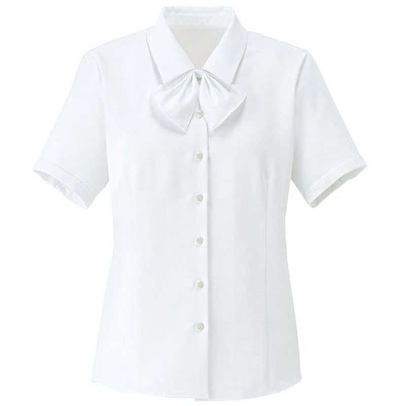 RB4560 半袖ブラウス RB4560 ボンマックス 女性用 NFフレンチツイル ホワイト色 21号サイズ