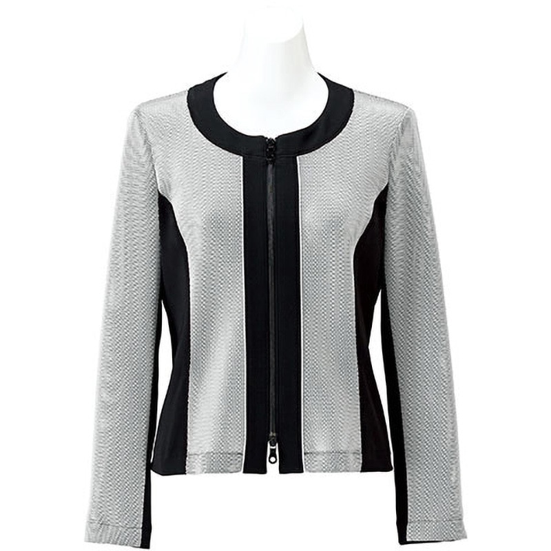 BCJ0110 ボンシェルジュ ジャケット BCJ0110 ボンマックス ダブルラッセル 女性用 ホワイト色 11号サイズ