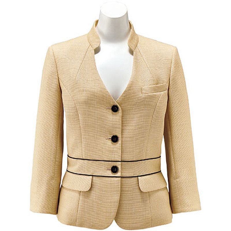 BCJ0111 ボンシェルジュ ジャケット BCJ0111 ボンマックス ブリリアントツイード 女性用 ベージュ色 5号サイズ