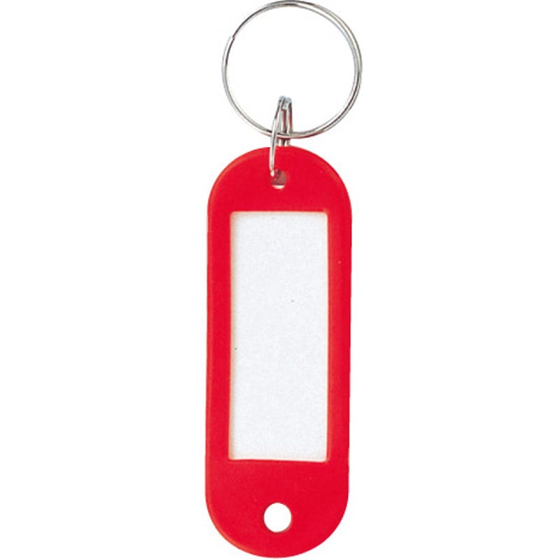 EA956VA-47 ネームタグ エスコ 赤色 縦60mm横20mm 1袋(50個) EA956VA