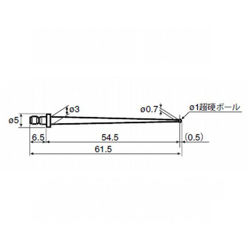 0194 201 RONDCOM用測定子(小穴) 東京精密 全長61.5mm  0194 201 21,445円