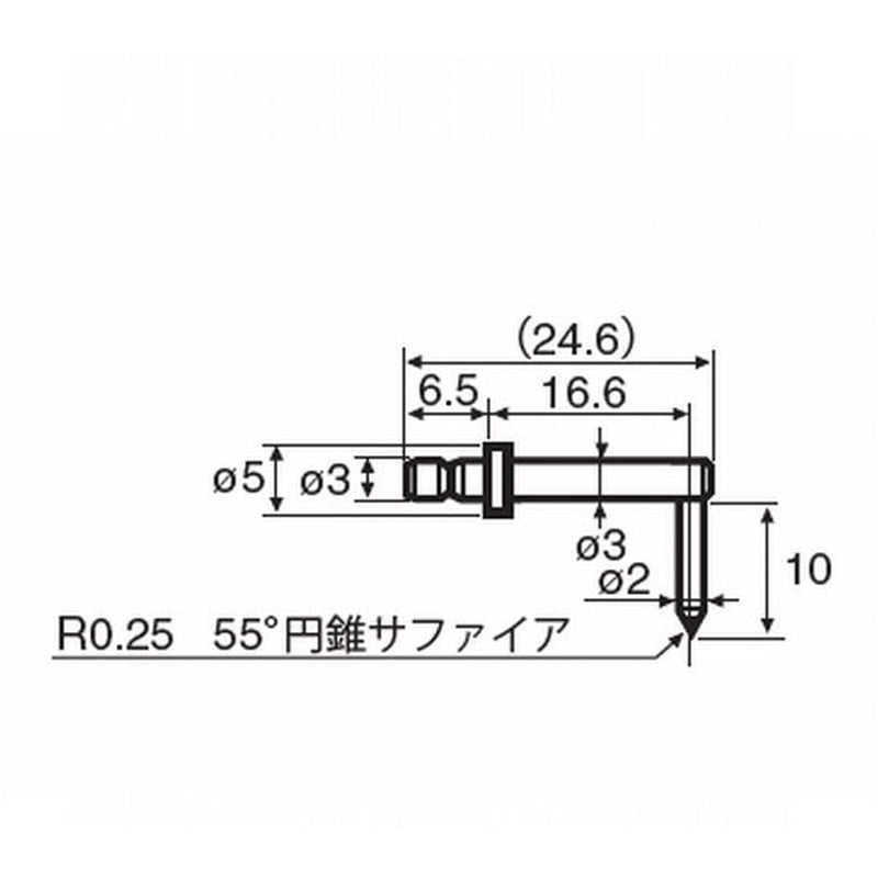 0194 004 RONDCOM用測定子(深溝) 東京精密 全長24.6mm  0194 004