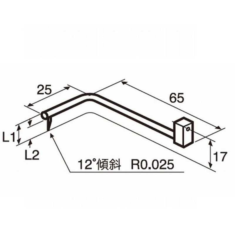 DM45089 輪郭用触針(一般オフセット測定) 東京精密 全長65mm  DM45089 27,937円