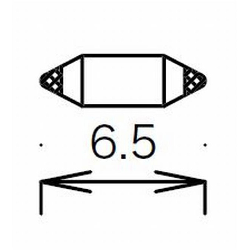 0101 079 RONDCOM71C/72A/75GB/R76A用スタイラス(両側) 東京精密 全長6.5mm  0101 079