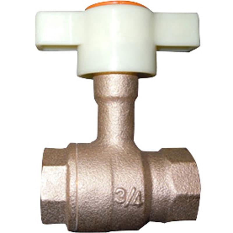 VLPTS T型樹脂ハンドル青銅400型ロングネックボールバルブ 大和バルブ (管)ねじ込み接続 水・油・空気用 スタンダードボア  VLPTS