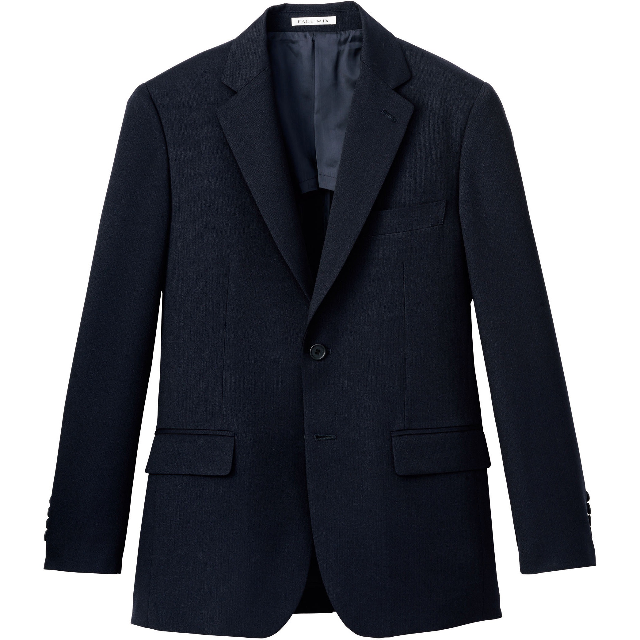 FJ0009M メンズスリムストレッチジャケット FJ0009M ボンマックス サイズLL着丈75cm
