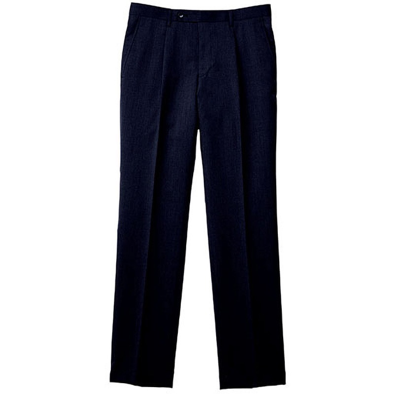 FP6026M メンズ裾上げらくらくスラックス FP6026M ボンマックス ストレッチサージ ネイビー色 8,455円