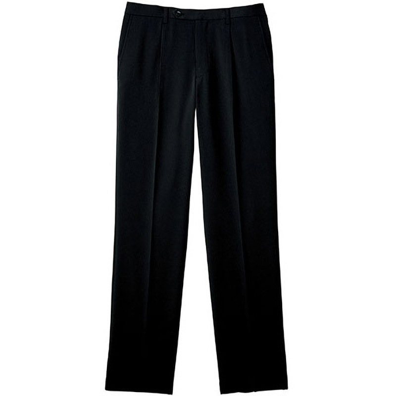 FP6027M メンズ裾上げらくらくスラックス FP6027M ボンマックス ストレッチツイル ブラック色 6,298円