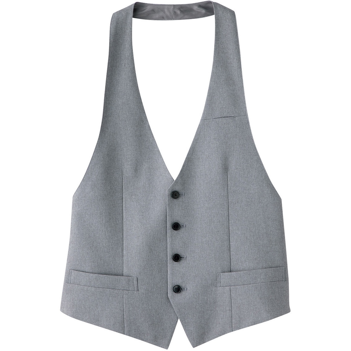 FV1004M メンズカマーベスト FV1004M ボンマックス パミオ グレー色 サイズS