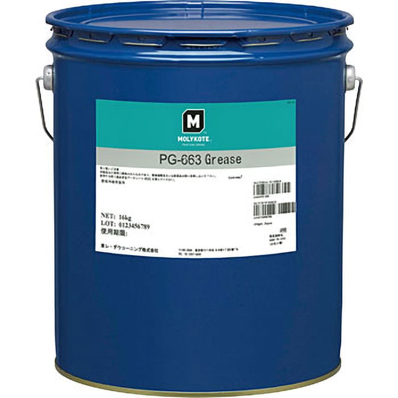 PG-663-16 樹脂・ゴム部品用(非拡散)PG-663グリース 1缶(16kg) デュポン・東レ・スペシャルティ・マテリアル 【通販モノタロウ】