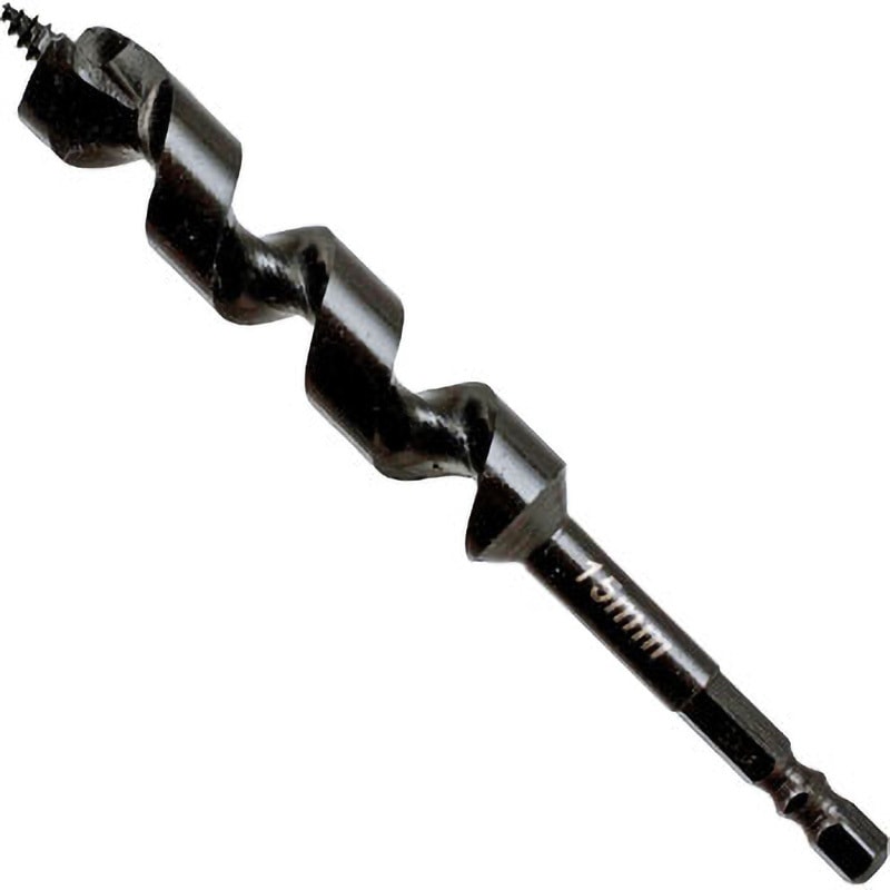 ② 木法螺 15.0mm ショートビット 木工用 先ネジタイプ モノタロウ S45C製 刃径