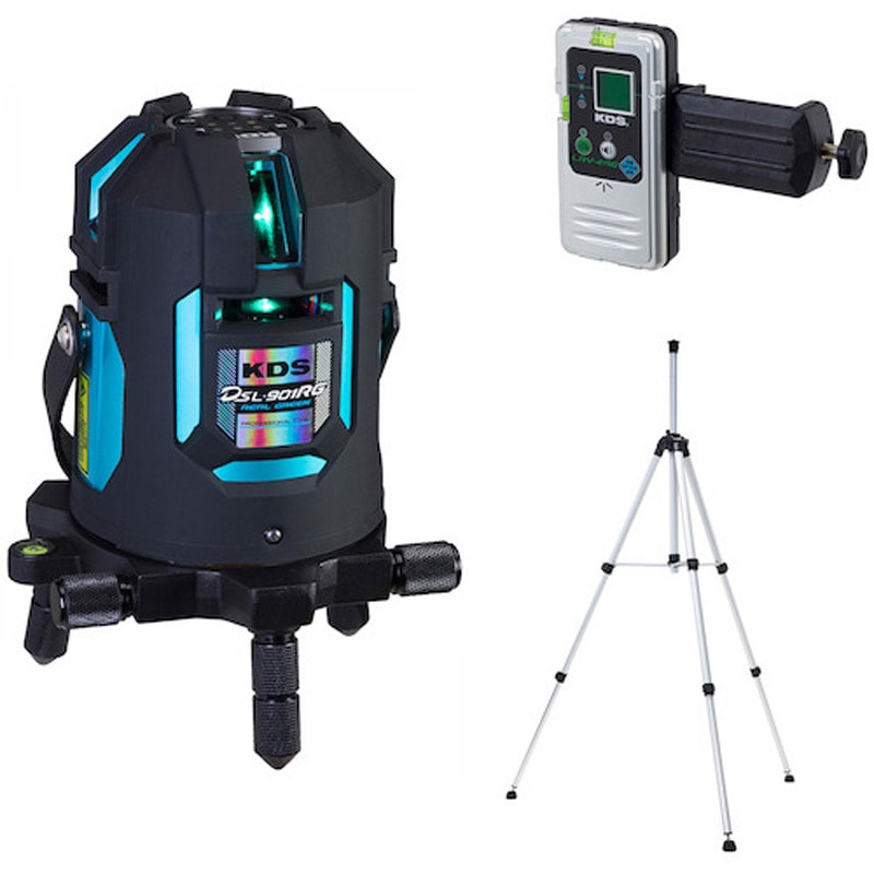 KDS　DSL-93RGRSA　電子整準リアルグリーンレーザー(受光器・三脚付) KDS DSL-93RGN 電子整準リアルグリーンレーザー ウエダ金物【公式サイト】